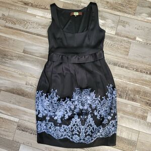Eva Franco Black Dress Size 2